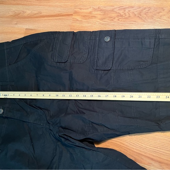 George men’s black dress pant cargo shorts size 46 new with tags - Picture 5 of 7